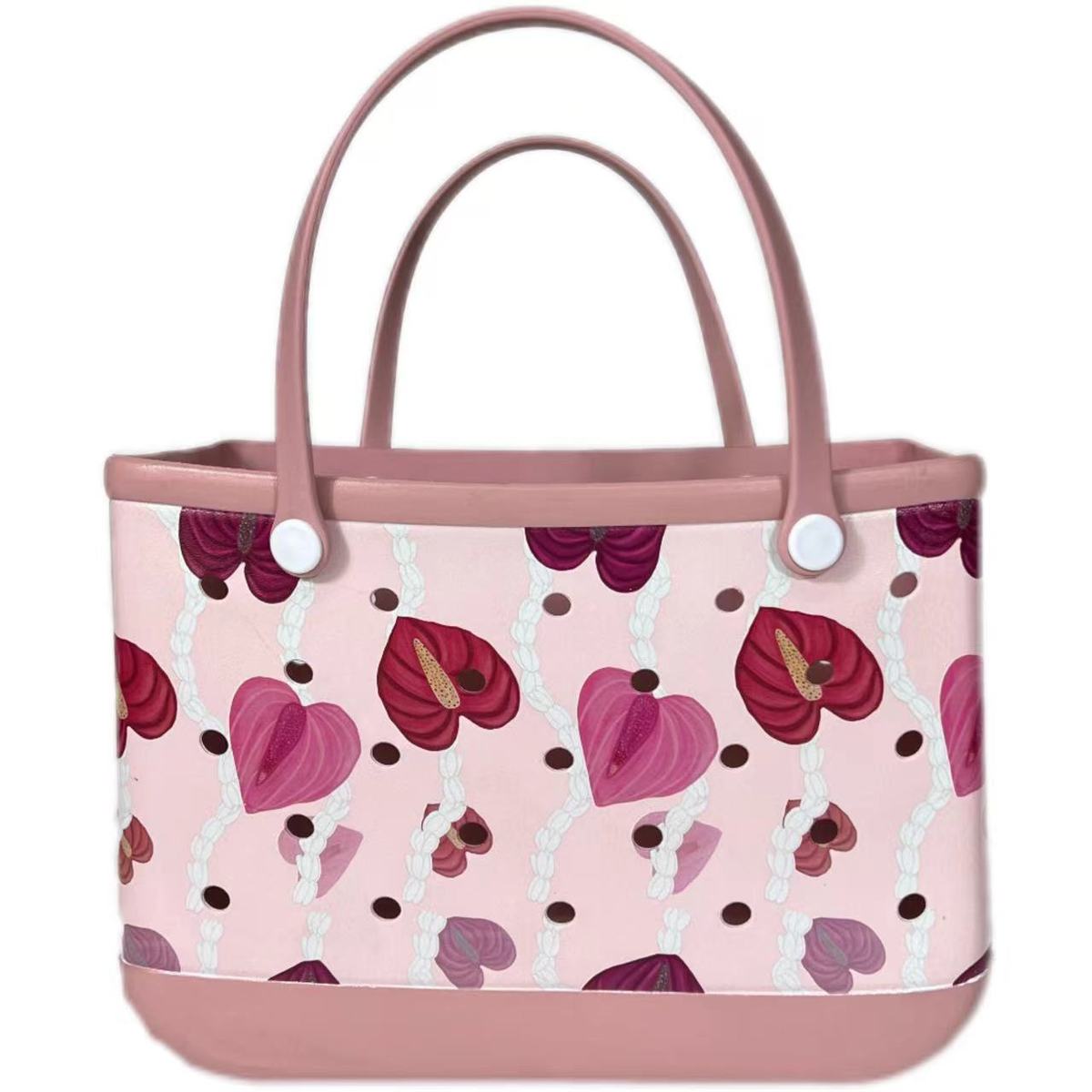 Sac de plage Eva imprimé à motif géométrique, fourre-tout polyvalent