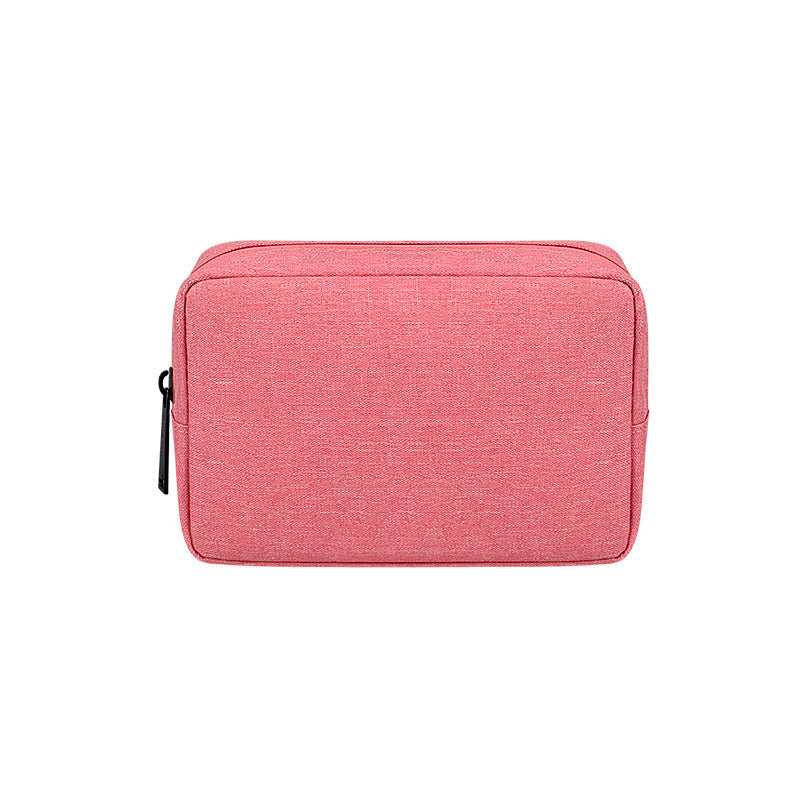 Bolsa de cosméticos de color sólido para viajes y almacenamiento