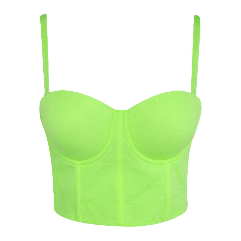Women Fashion Solid Color Sling Corset