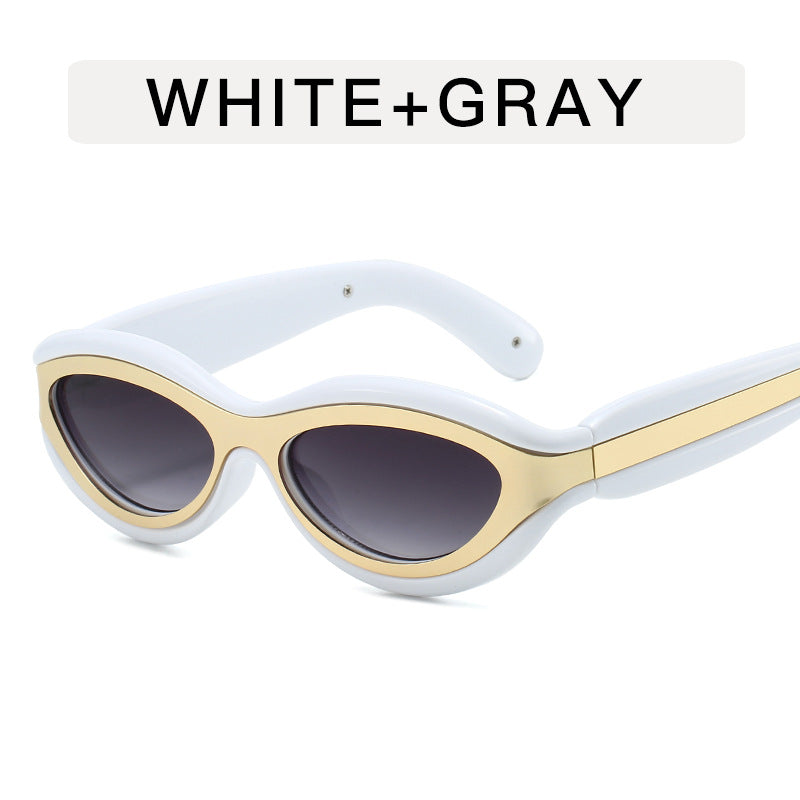 Fashion Personalized Anti-UV Large Frame Sunglasses