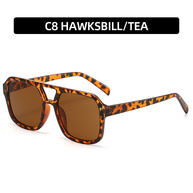 Gafas de sol clásicas de aviador de doble haz