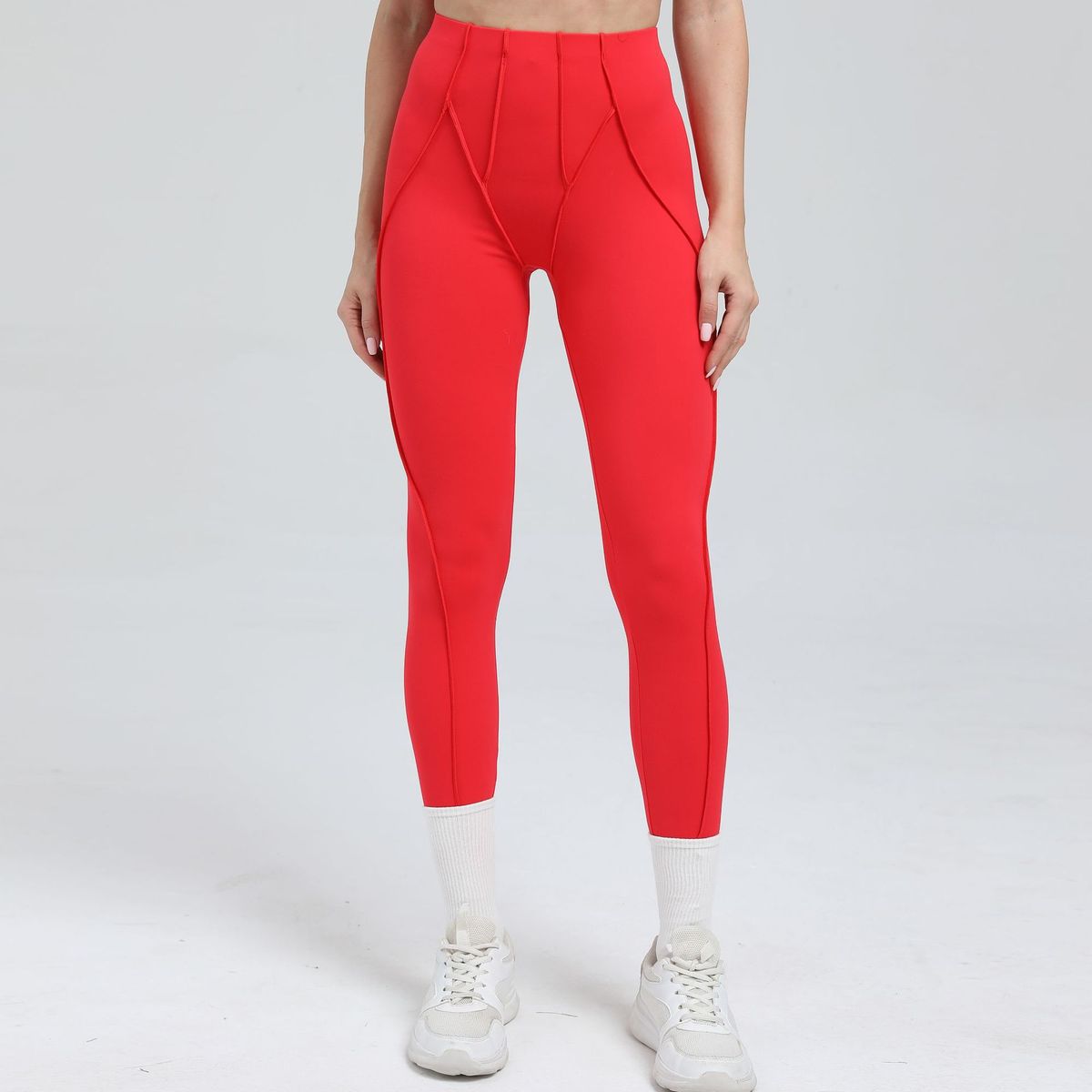 Leggings de sport et de yoga pour femmes, couleur unie, tendance