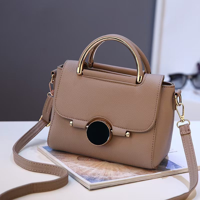 Bolso bandolera de verano para mujer, de color liso