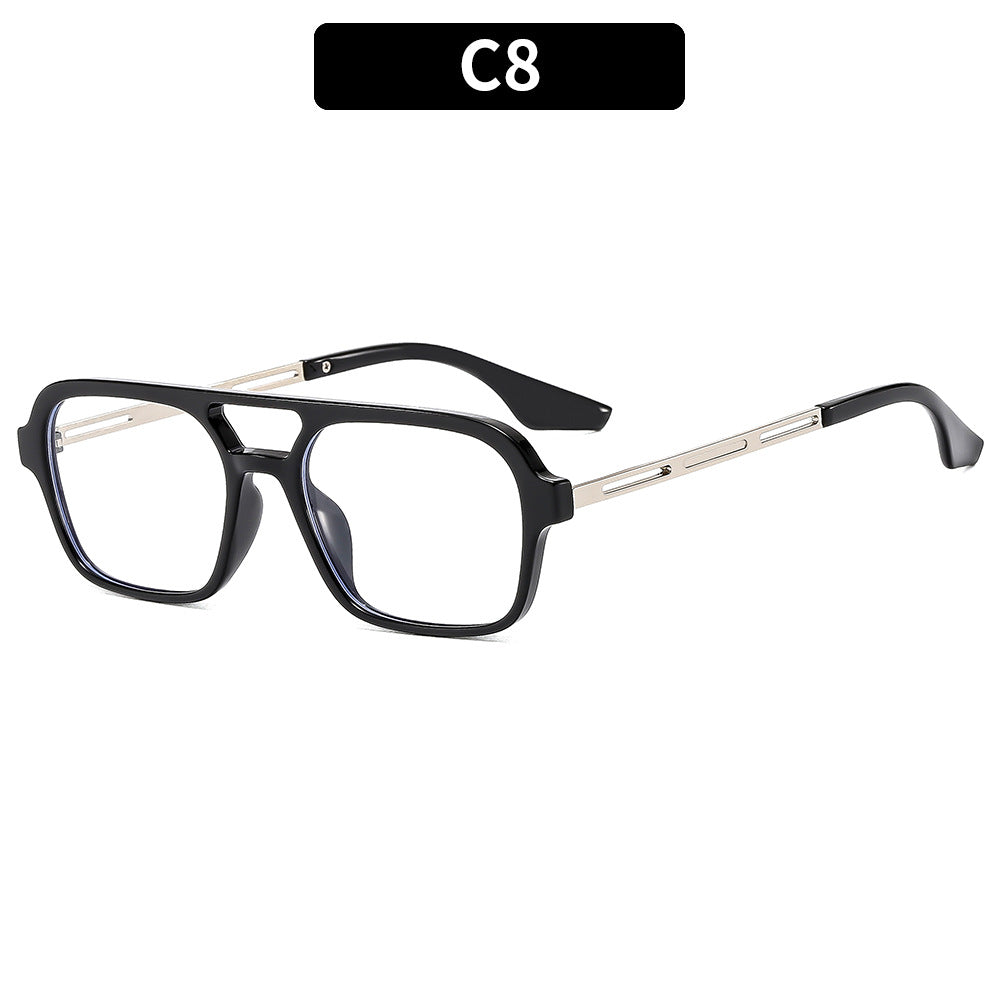 Gafas de sol estilo aviador retro de doble haz