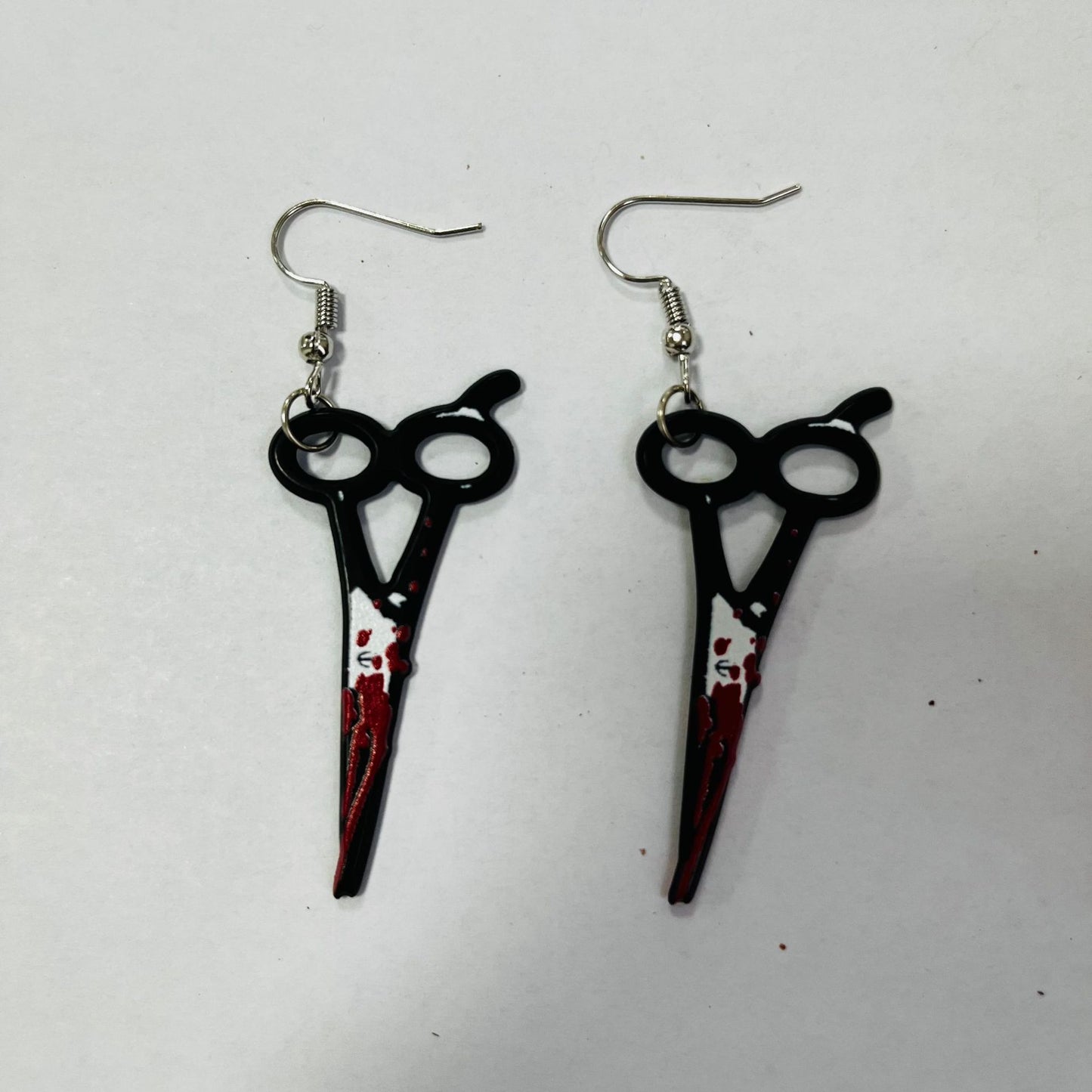 Halloween Women Horror Funny Acrylic Knife Earrings
