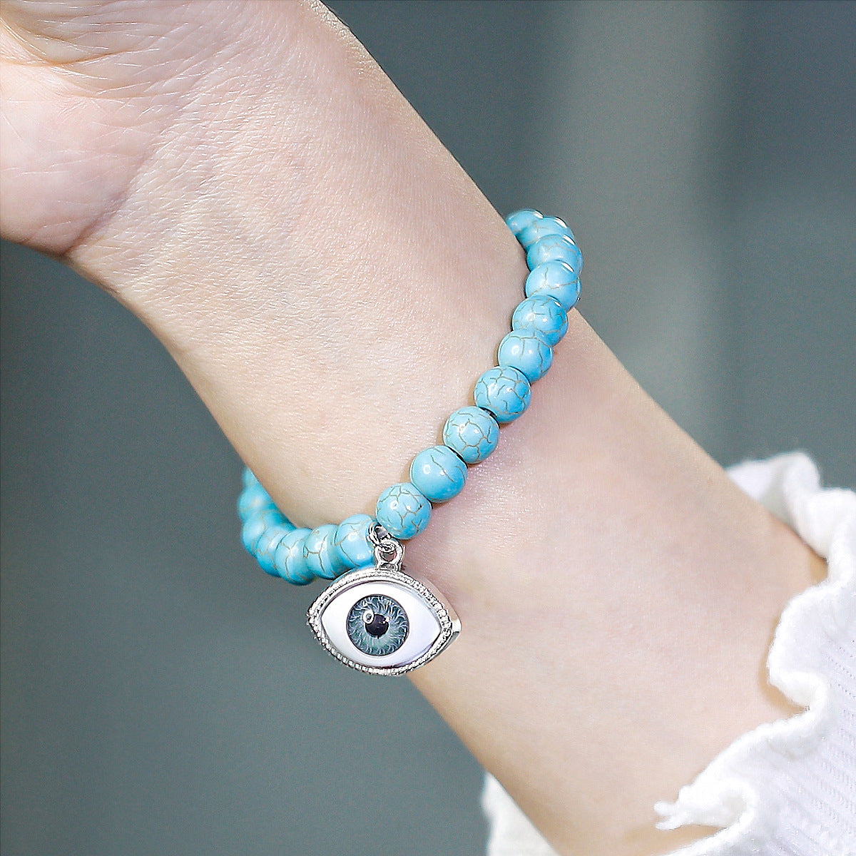 Pulsera Bohemia Multicolor Turquesa Ojo del Diablo para Mujer