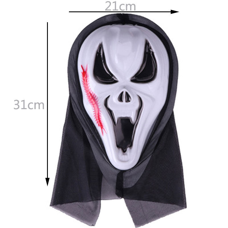 Halloween Masquerade Horror Mask Plastic Terror Style