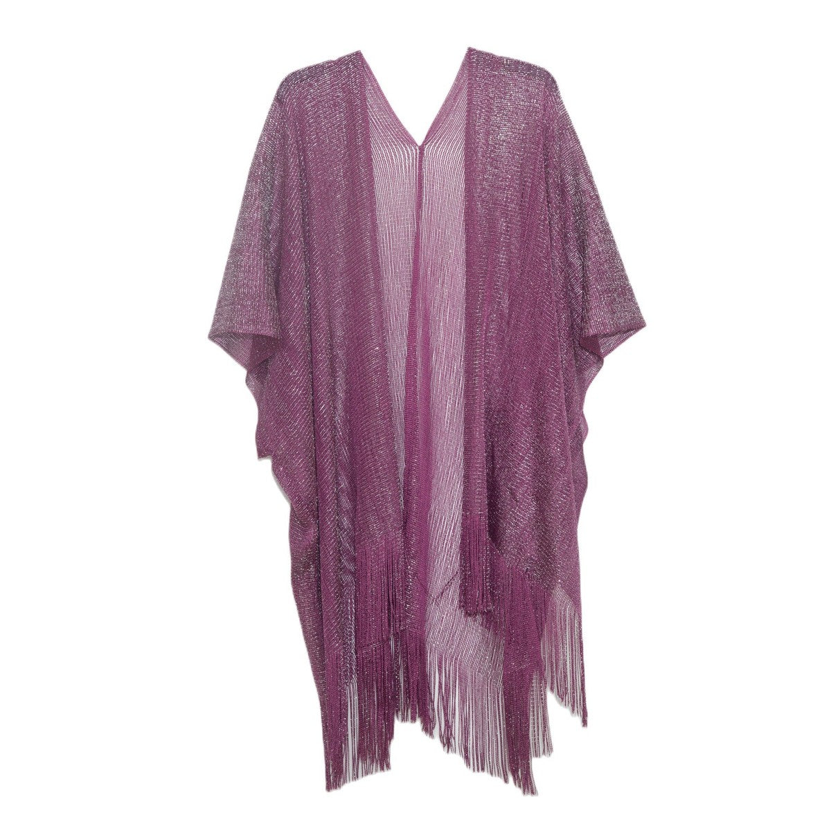 Women's Fashion Stripe Hollow Tassel Cover-Ups