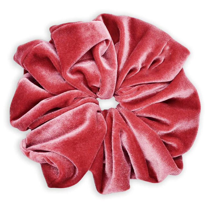 Chouchou en velours grande taille pour femme