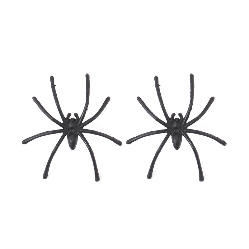 Halloween Women Fashion Exaggerated Resin Skeleton Earrings