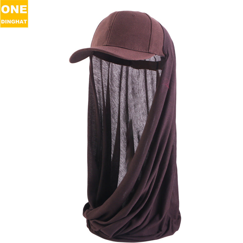 Casquette et écharpe pare-soleil une pièce tendance pour femme