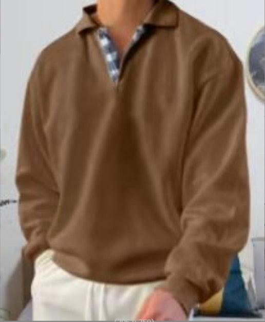 Men Casual Sport Plus Size Long Sleeve Sweatshirts
