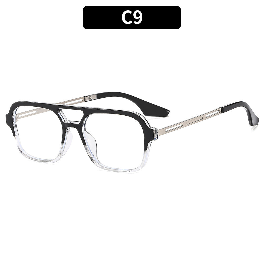 Gafas de sol estilo aviador retro de doble haz