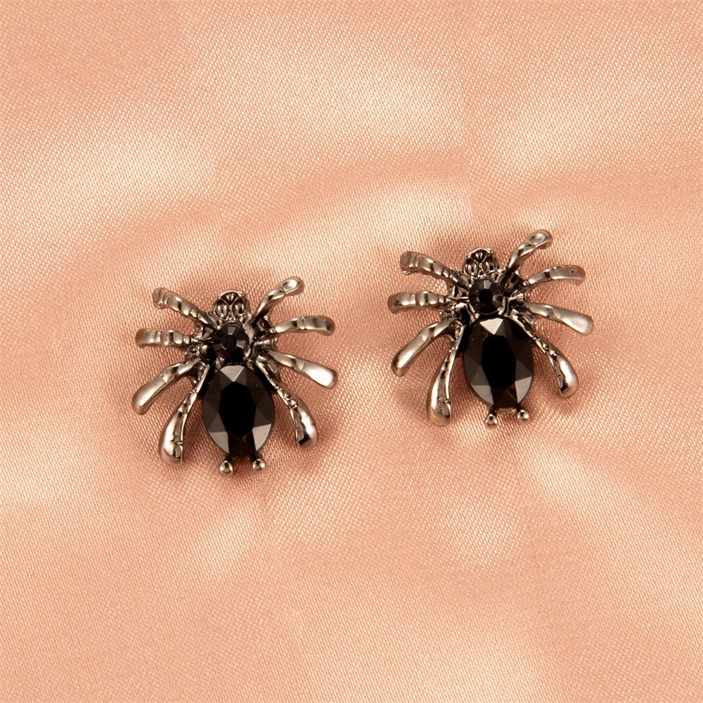 Halloween Women Cartoon Skeleton Pumpkin Bat Earrings