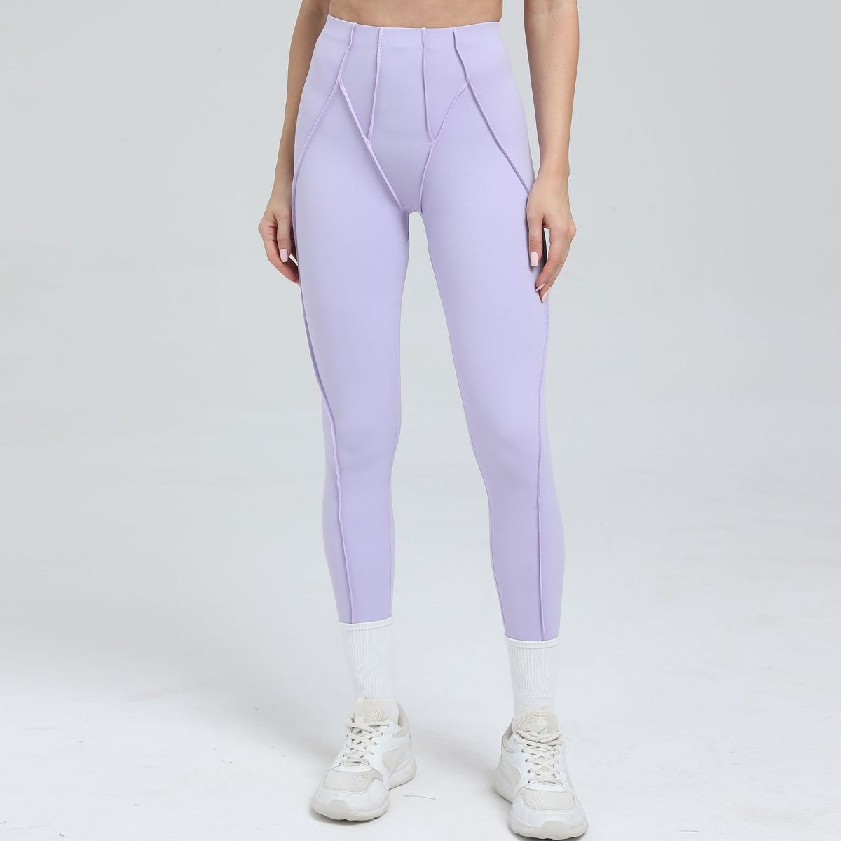 Leggings de sport et de yoga pour femmes, couleur unie, tendance