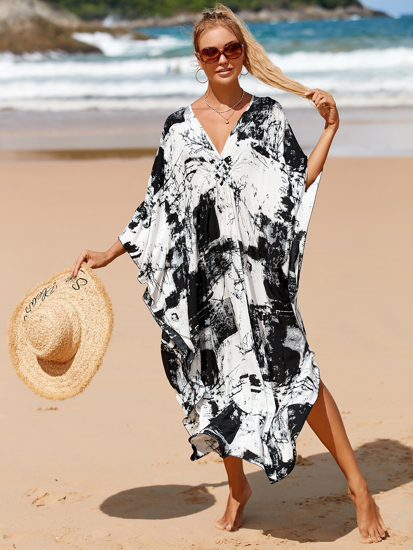 Vestido playero informal para vacaciones de verano