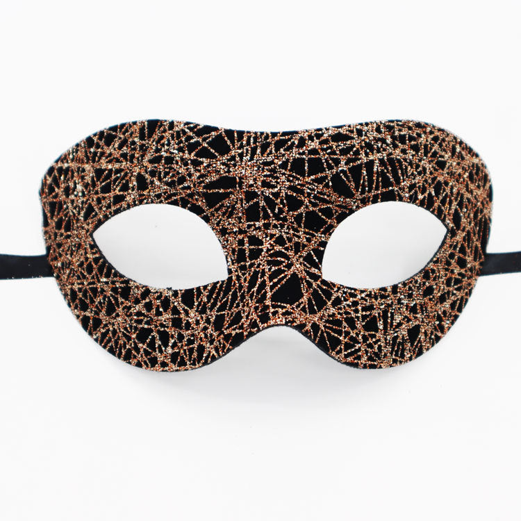 Masque demi-visage Zorro à la mode, simple et assorti aux couleurs