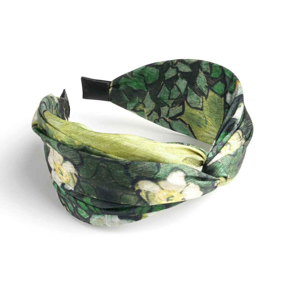 Banda ancha para el cabello con efecto tie-dye estilo bohemio para mujer con un estilo dulce