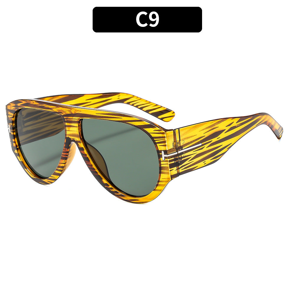 Fashion Large Frame Sunscreen Sunglasses