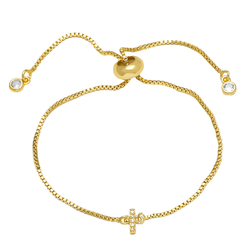 Fashion Adjustable Alphabet Bracelet for Women