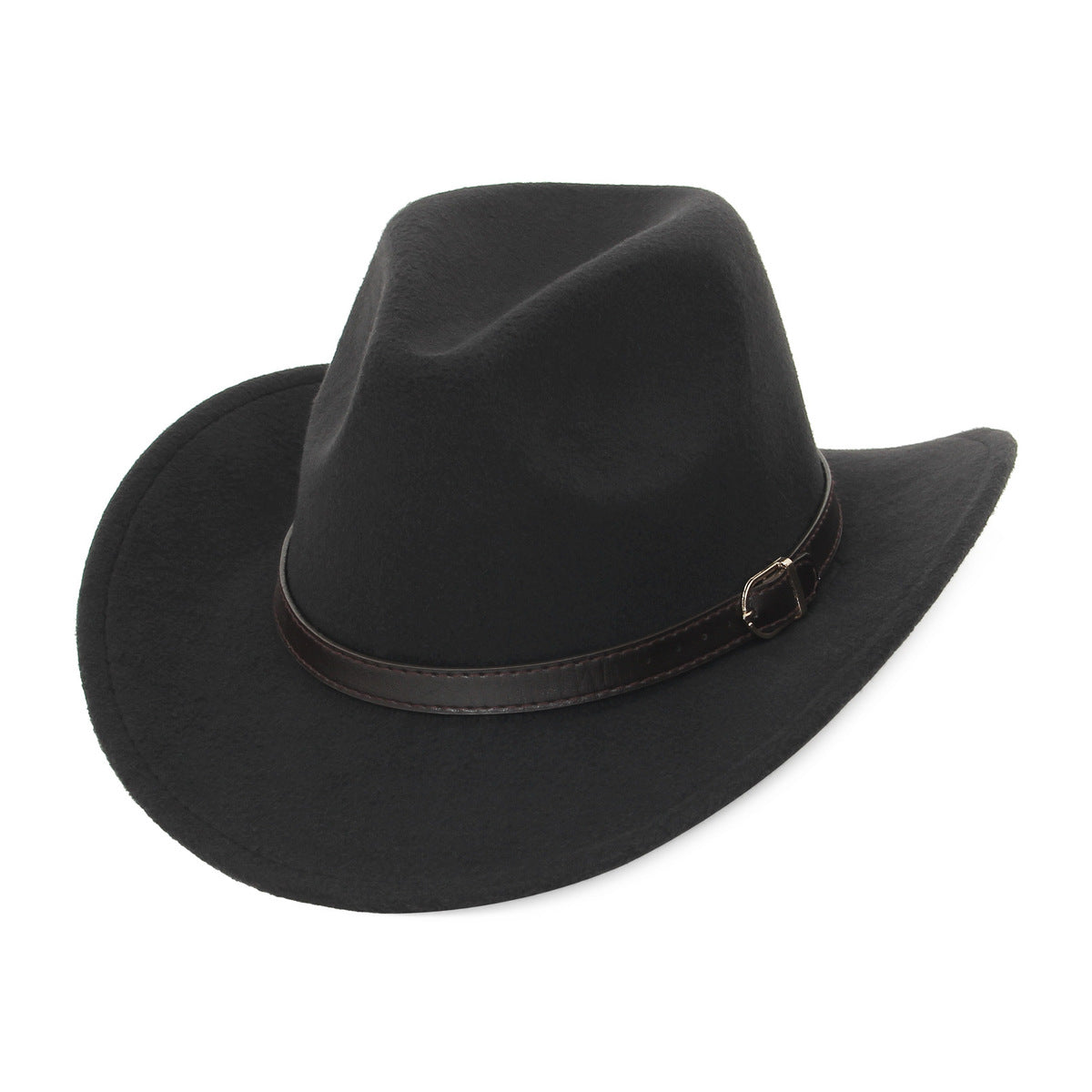 Sombrero para el sol retro estilo western con acabado de gamuza y estilo vintage