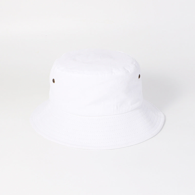 Fashion Casual Solid Color Denim Bucket Hat