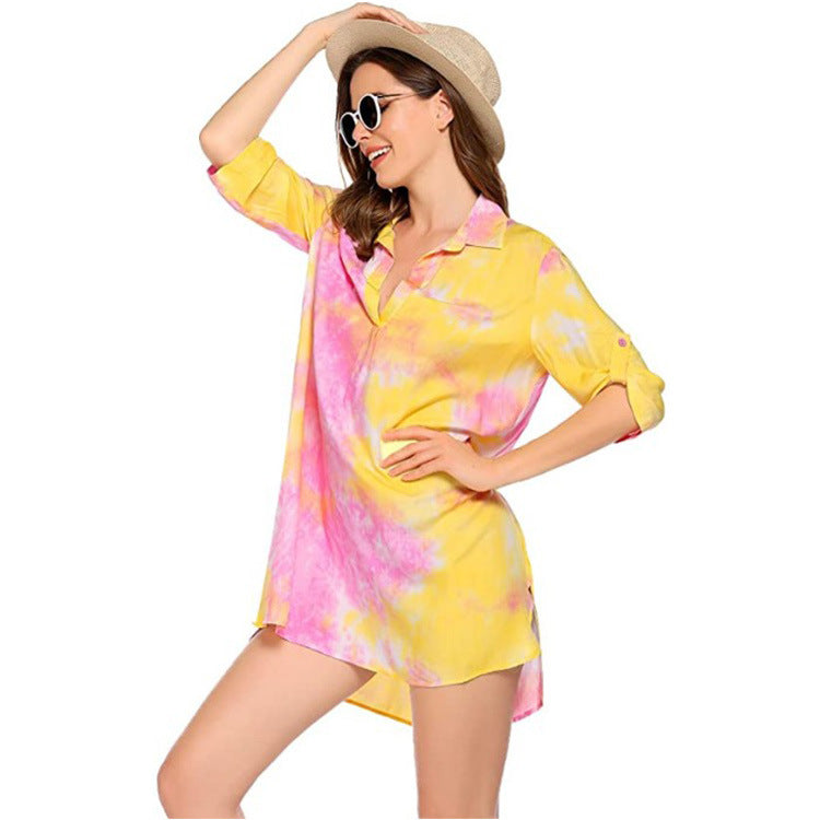 Women Summer Vacation Swimwear Beach Coverup
