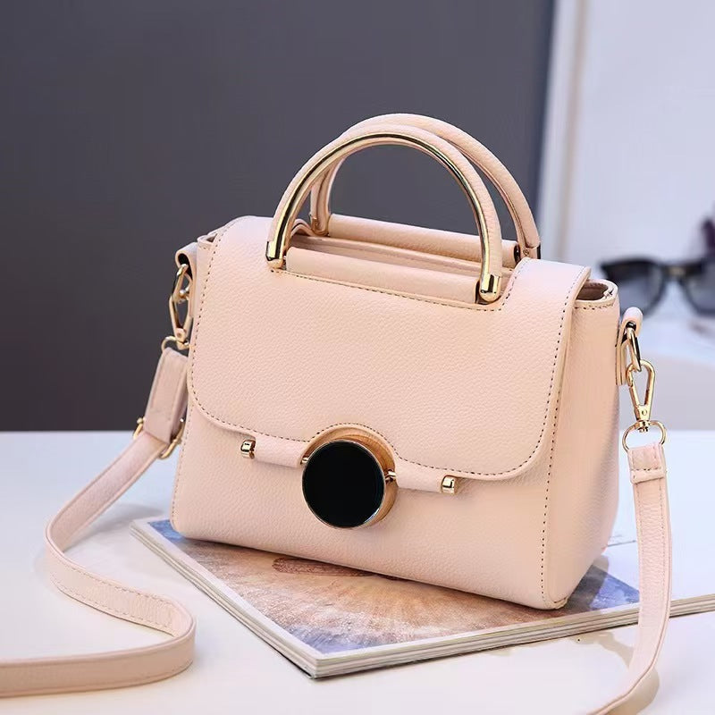 Sac à bandoulière couleur unie pour femme, tendance été