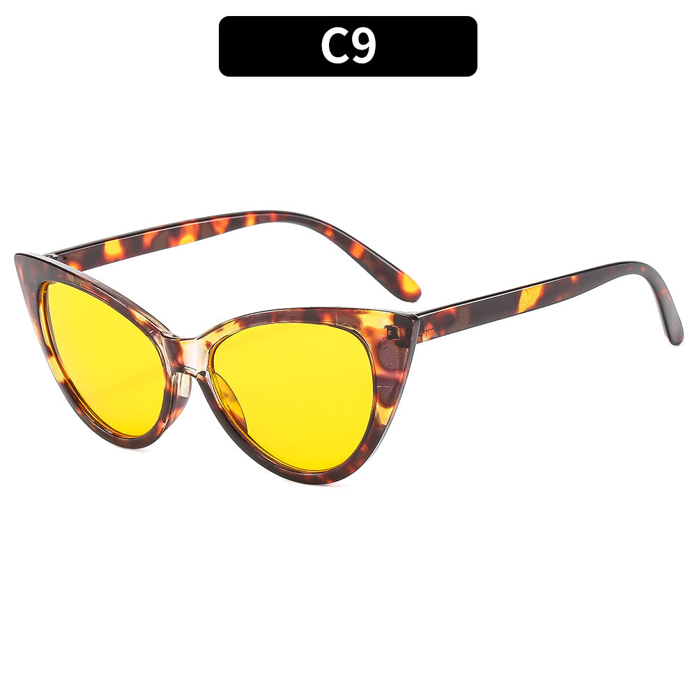 Women's Fashion Sunscreen Cat Eye Sunglasses