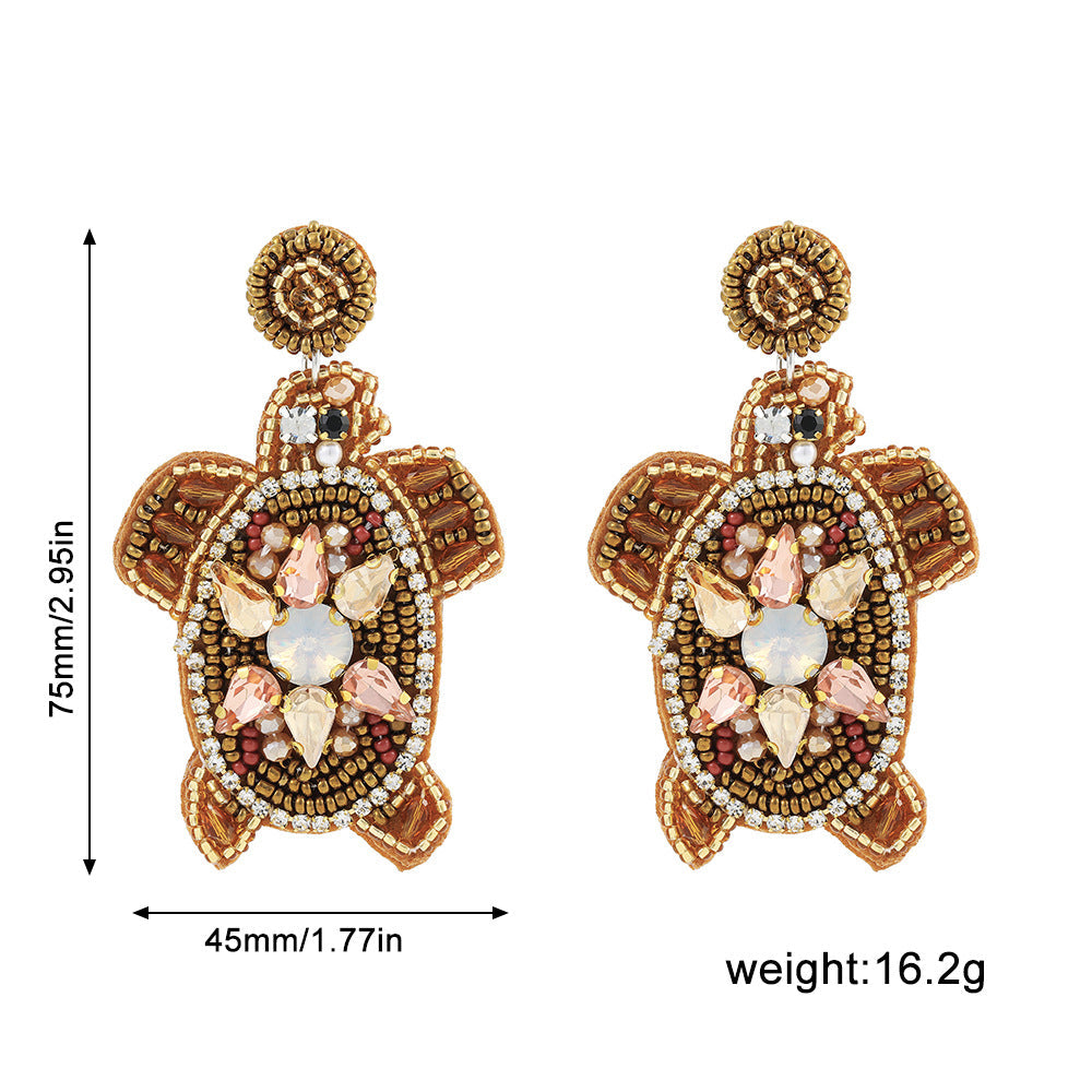 Summer Vacation Marine Style Shell Earrings