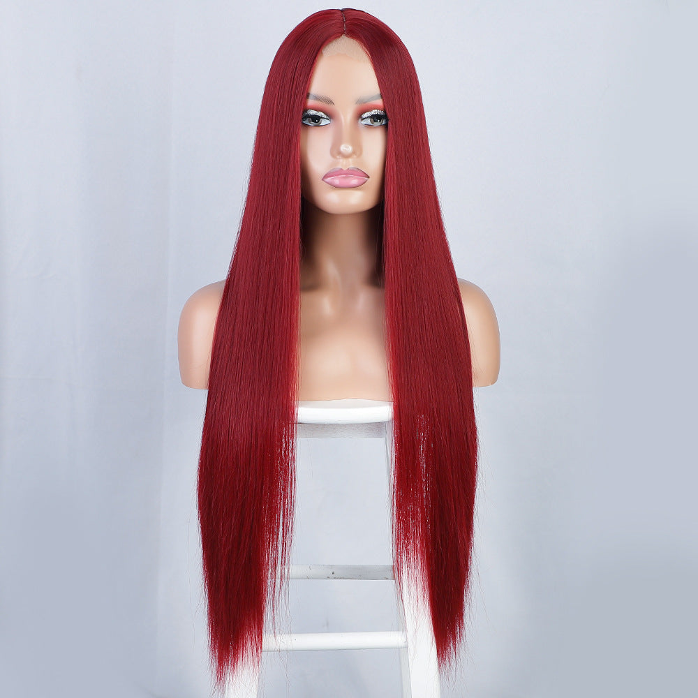 Women Long Straight Hair Wig with Natural Style