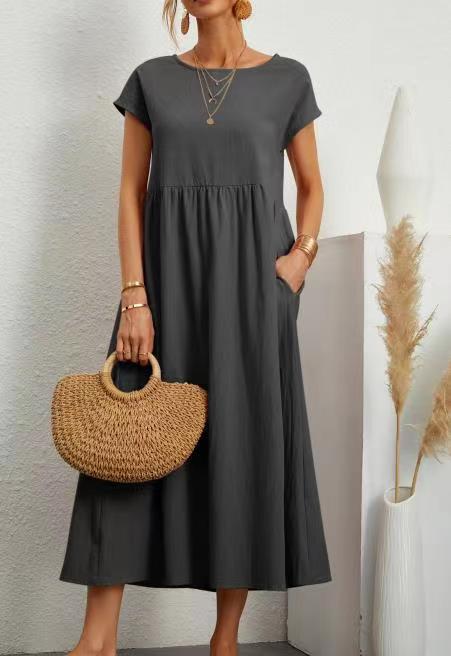 Summer Vintage Fashion Casual Women's Dress