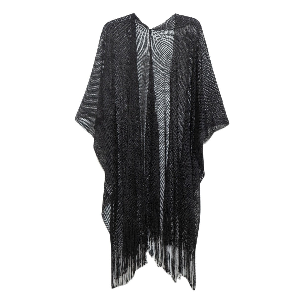 Women's Fashion Stripe Hollow Tassel Cover-Ups