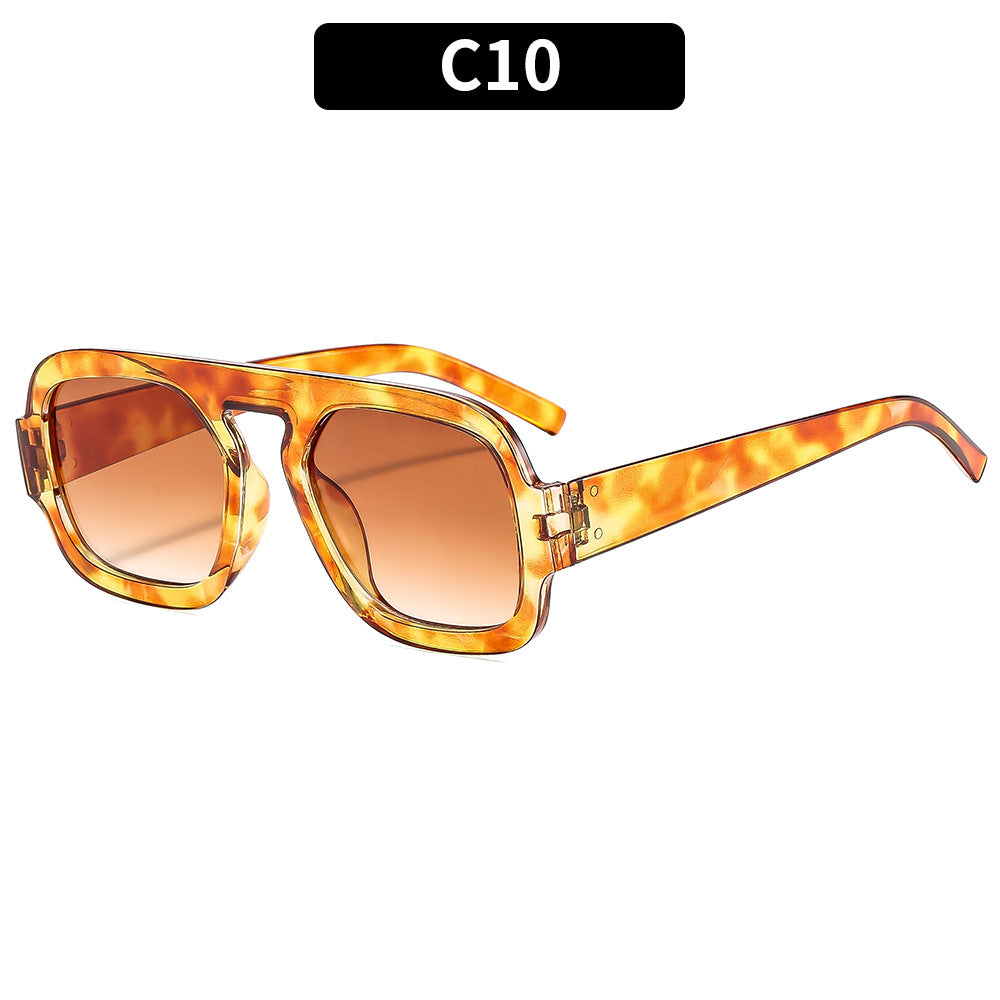 Gafas de sol de moda con montura cuadrada