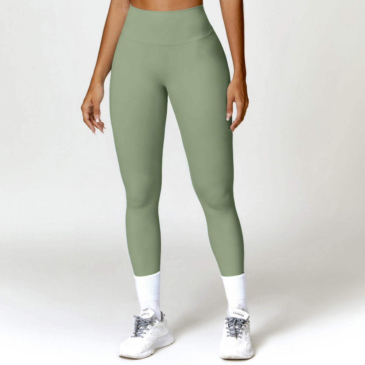 Women Fashion Casual Solid Color Quick-Drying Yoga Pants