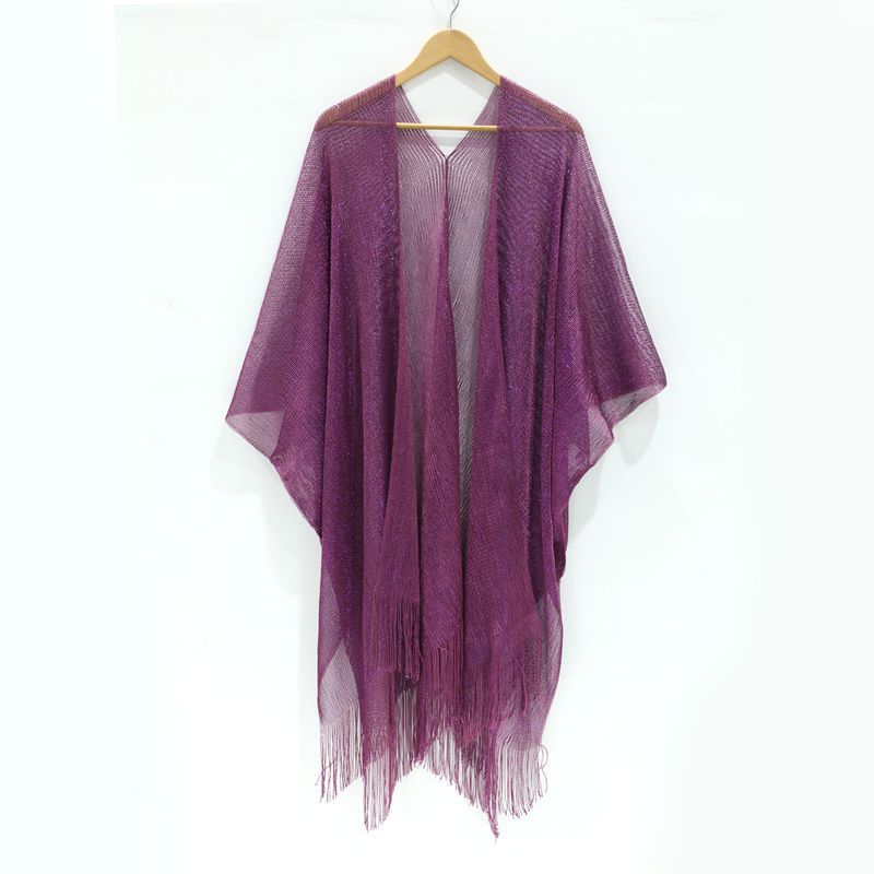 Women Sexy Stripe Tassel Cover-Ups