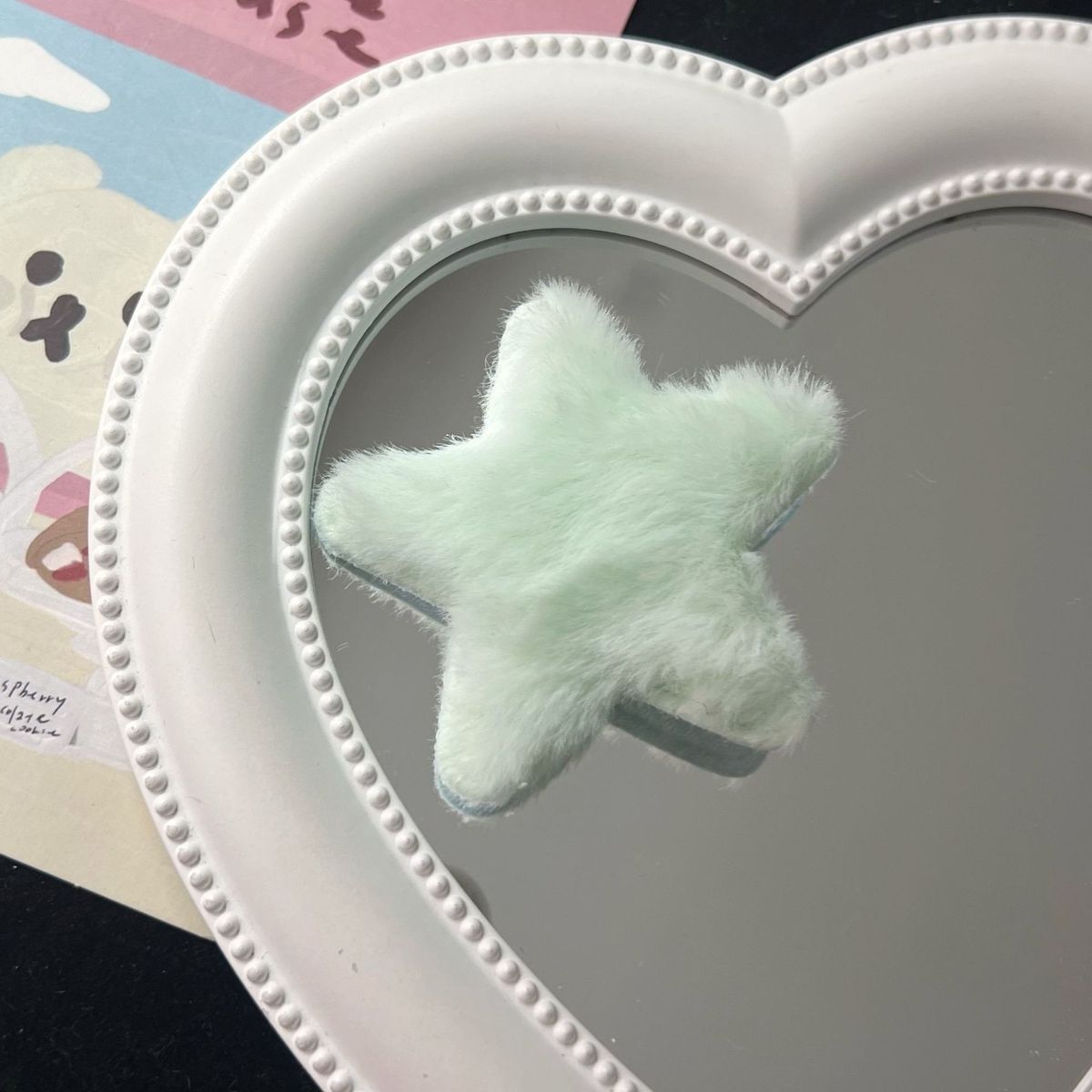 Fashion Cute Dopamine Plush Five-Pointed Star Hairpin - Stylish Fabric Accessory