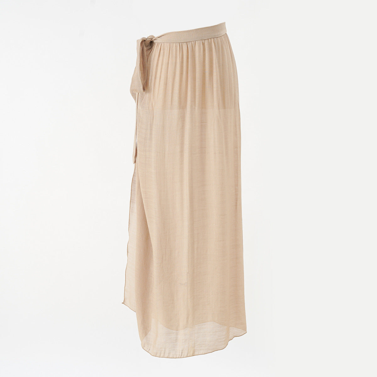 Summer Leopard Print Beach Chiffon Wrap Skirt