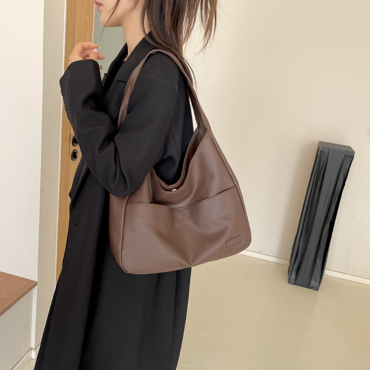 Autumn Women Large Capacity PU Shoulder Bag