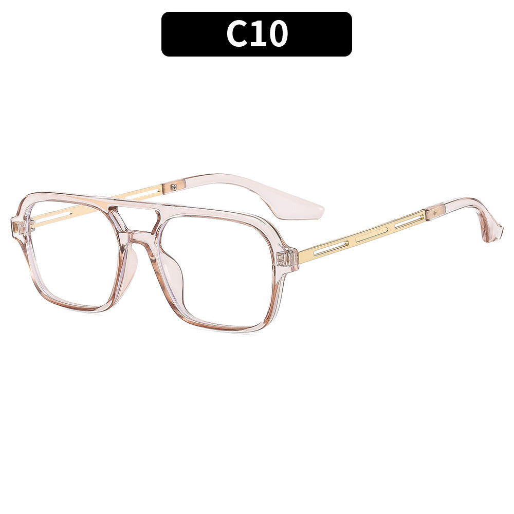 Gafas de sol estilo aviador retro de doble haz