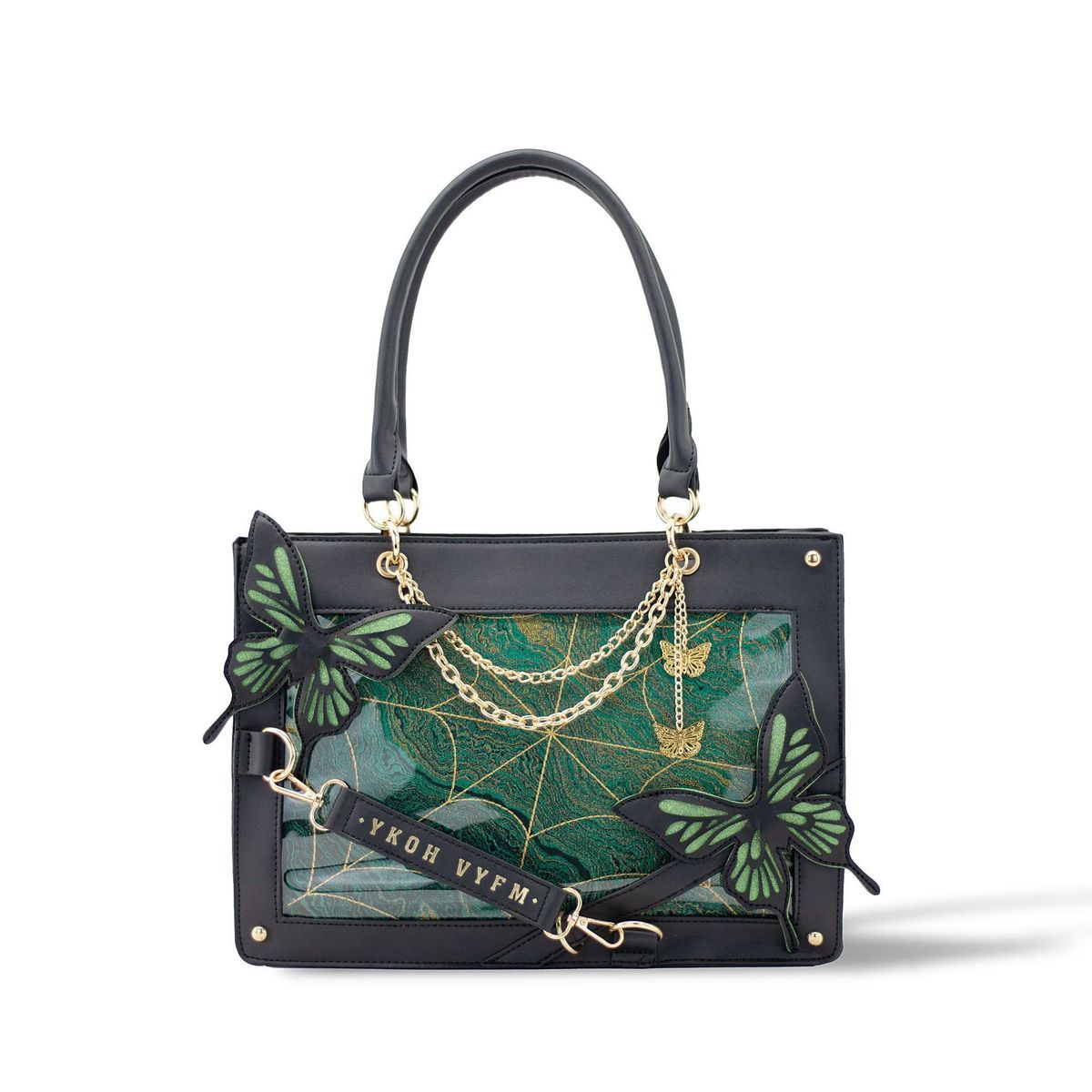 Women Fashion Creative Gothic Maze Butterfly Handbag