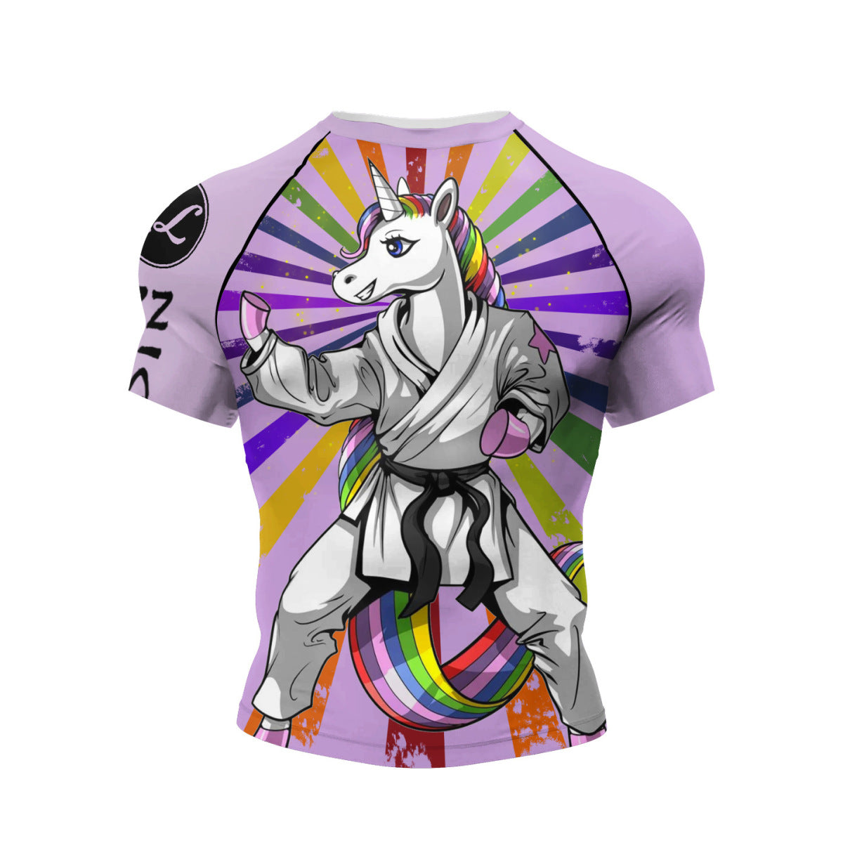 Camiseta de manga corta con estampado digital 3D de Halloween para hombre