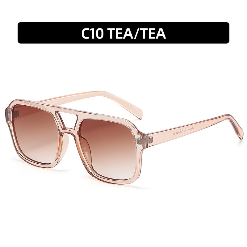 Gafas de sol clásicas de aviador de doble haz