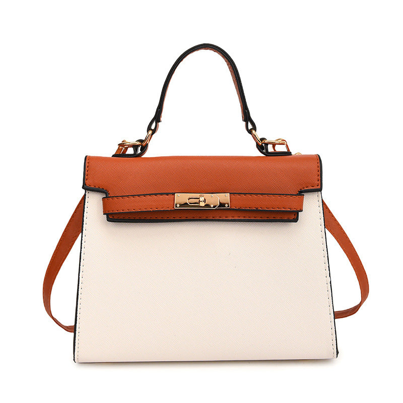 Bolso Kelly de PU elegante y colorido de gran capacidad