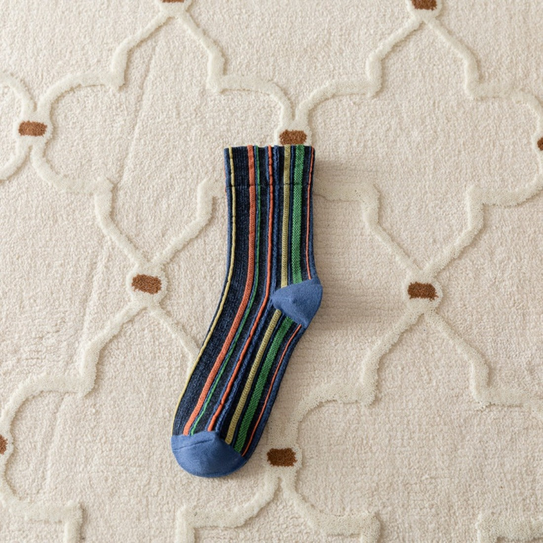 Bohemian Vertical Striped Socks