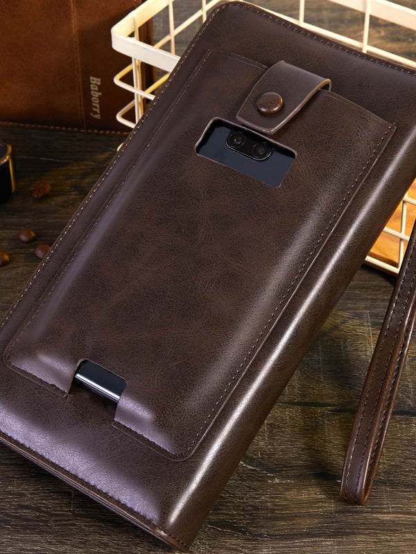 Solid Simple Handbag Wallet