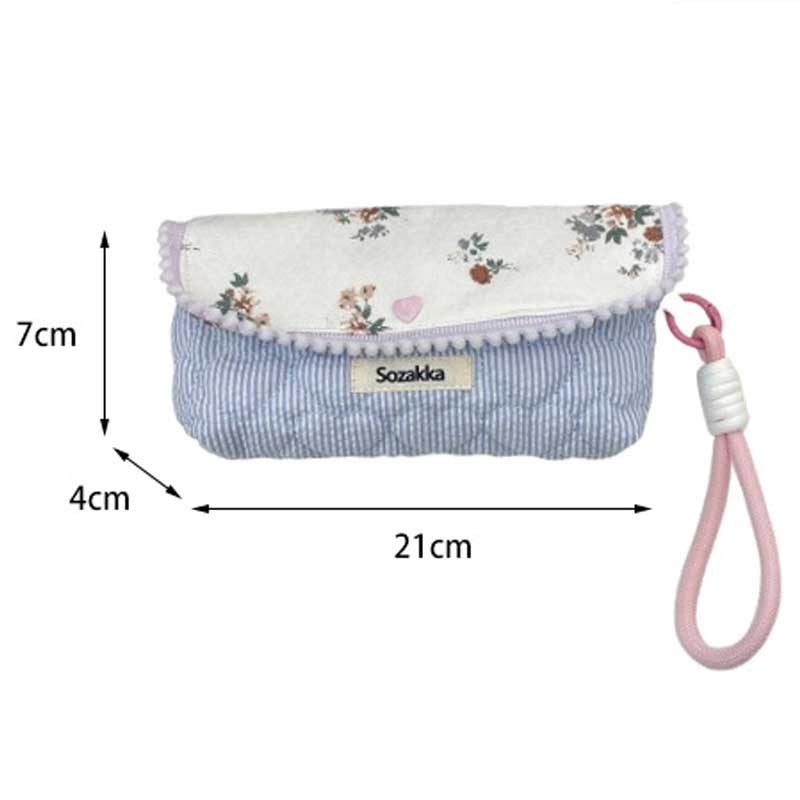 Floral Large Capacity Multi-Function Pencil Pouch