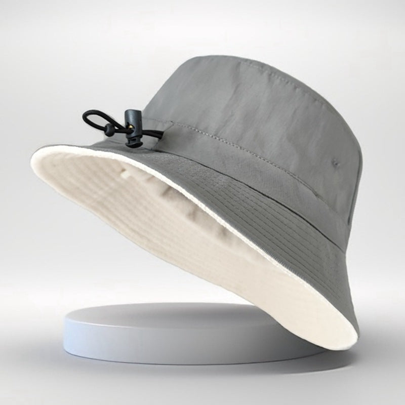Women Fashion Solid Color Plush Deepened Bucket Hat