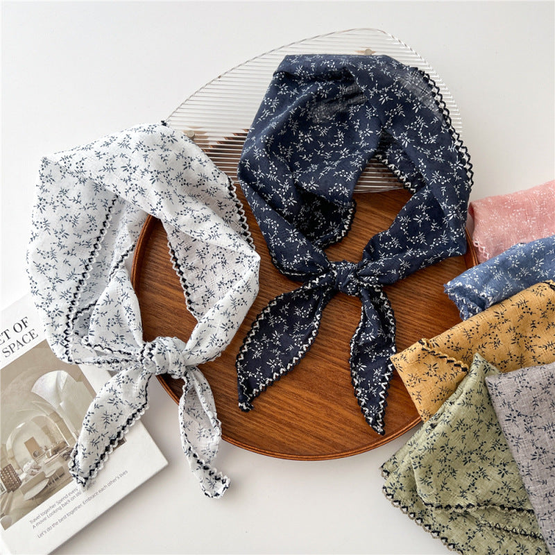 Summer Women Fashion Sunscreen Cotton Linen Scarf