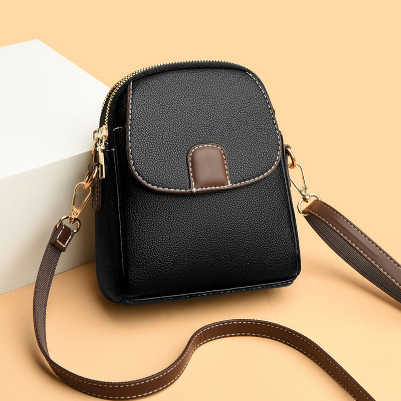 Women Casual Flap Mini Crossbody Bag in PU